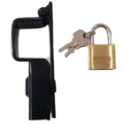 Kit Trava Para Portao N 02 E Cadeado Pado 30mm