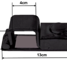 Kit Trava Para Portao N 02 E Cadeado Pado 30mm