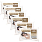 Kit Travesseiro 200 Fios Céu Noturno 6 Peças Branco Leve Casa