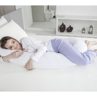 Kit Travesseiro De Corpo Minhocão Para Gestante 25x15cm E Cap