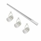 Kit Trilho 1 Metro Com 3 Spots Nordecor Classic Par 30 E27 Bi