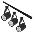 Kit Trilho 1 Metro Com 3 Spots Nordecor Lille Ar70 Gu10 Bivol