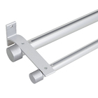 Kit Trilho Duplo Cromado Anodizado 1,5m 6,5x15,5x150cm Namedi