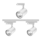Kit Trilho Eletrificado 1 Metro Com 2 Spots Led Branco 7w 300