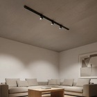 Kit Trilho Eletrificado 1 Metro Com 3 Spots Led 7w Bivolt Bra