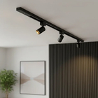 Kit Trilho Eletrificado 1 Metro Com 3 Spots Led 7w Bivolt Bra