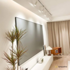 Kit Trilho Eletrificado 1m + 4 Spots Led 7w Branco Luz Branco