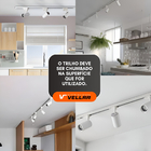 Kit Trilho Eletrificado 1m + 5 Spot Led 7w Branco - Branco Fr