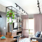 Kit Trilho Eletrificado 1m com 5 Spots LED 7W Preto – Luz Bra