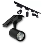 Kit Trilho Eletrificado 2 Metros Preto + 6 Spots Led 7w Luz 6