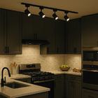 Kit Trilho Eletrificado 2m + 3 Spot Led 7w Preto Luz Fria 600