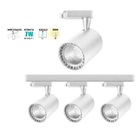 Kit Trilho Eletrificado De 1m 3 Spots Led 7w 3000k