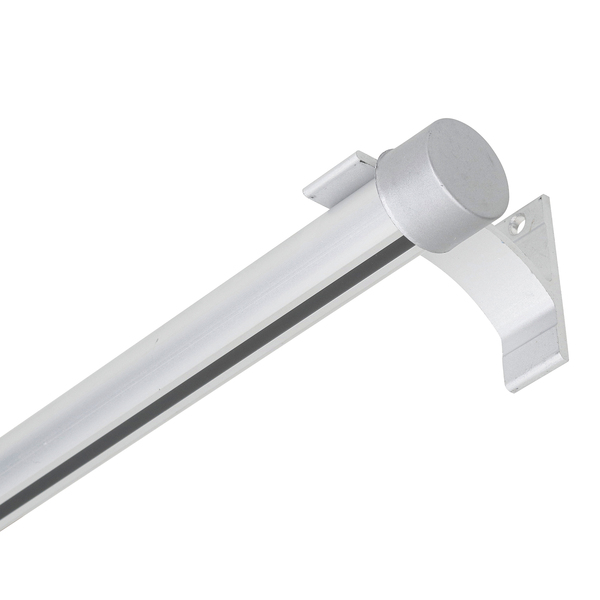 Kit Trilho Simples Cromado Anodizado 1,5m 6,5x8,7x150cm Namedi