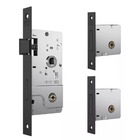 Kit Trio De Fechadura Tetra Chave 800/33 Roseta Quadrada Rq1