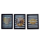 Kit Trio Quadros Decorativos Tela: Paisagem