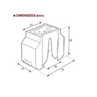 Kit Twdin Módulo Conector Ethernet Rj45 Categoria 5e + Suporte