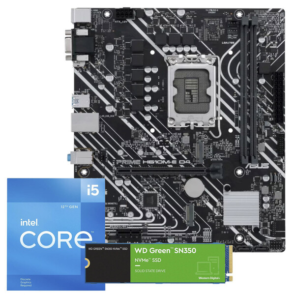 Kit Upgrade Intel Core I5-12400f, Asus H610-e Prime 2xddr4, S