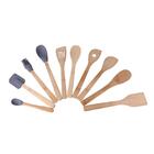 Kit Utensílios Bambu Com 10 Peças - A/casa
