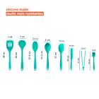 Kit Utensílios De Cozinha C/ Cesto 11 Peças - Oikos