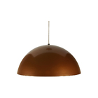 Kit Utron 2 Luminárias Pendente Alumínio Meia Lua 43cm Cobre