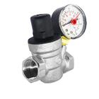Kit - Válvula Redutora Reguladora De Pressão 3/4 Com Manômetro