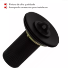 Kit Valvulas pia Veda Cheiro Tampa Preto Fosco 7/8"