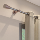 Kit Varão de Cortina 1,50 metros 28mm Alumínio Jade Nobre Ouro Rose Belchior