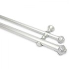 Kit Varão De Cortina 3,0m Com Emenda Eco Metal Belchior