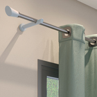 Kit Varão de Cortina 3 metros 28mm Alumínio Alemão Nobre Eco Branco Belchior