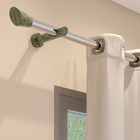 Kit Varão de Cortina 3 metros 28mm Alumínio Alemão Nobre Eco Ouro Velho Belchior