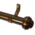 Kit Varão De Cortina Barcelona 19mm 1,50m (bola) Couselo Ouro