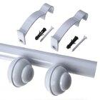 Kit Varão De Cortina Barcelona 19mm 3,00m (bola) Couselo Bran