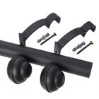 Kit Varão De Cortina Barcelona 19mm 3,00m (bola) Couselo Preto