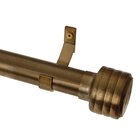 Kit Varão De Cortina Madrid 19mm 2,00m (glacial Repuxada) Cou