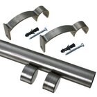 Kit Varão De Cortina Valencia 19mm 1,5m (tampa) Couselo Aço E