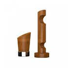 Kit Varão Duplo De Cortina 2m Alemão Plus Belchior Cumaru