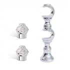 Kit Varão Duplo De Cortina 300cm Com Emenda Cromado Belchior