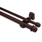 Kit Varão Duplo De Cortina 400cm Com Emenda Eco Compacto Belc