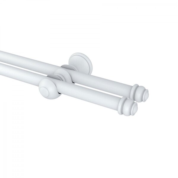 Kit Varão Duplo De Cortina 4 M Com Emenda Eco Europa Belchior