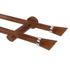 Kit Varão Duplo De Cortina 4m Com Emenda Alemão Plus Belchior