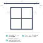 Kit Varão Simples De Cortina 200cm Sem Emenda Eco Compacto Be