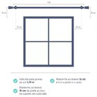 Kit Varão Simples De Cortina 200cm Sem Emenda Eco Compacto Be