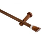 Kit Varão Simples De Cortina 2m Alemão Plus Belchior Jatoba