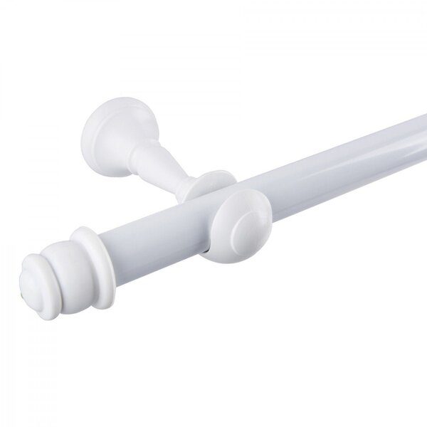 Kit Varão Simples De Cortina 300cm Com Emenda Eco Europa Belc