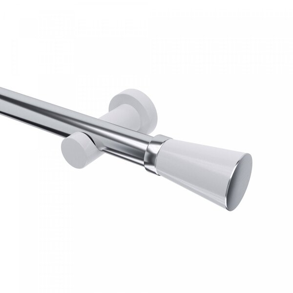 Kit Varão Simples De Cortina 300cm Com Emenda Jade Nobre Belc