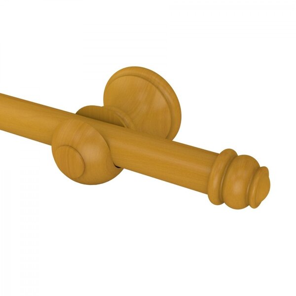 Kit Varão Simples De Cortina 4,0m Com Emenda Eco Europa Belch