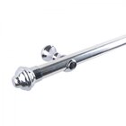 Kit Varão Simples De Cortina 400cm Com Emenda Cromado Belchio