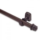 Kit Varão Simples De Cortina 400cm Com Emenda Eco Compacto Be