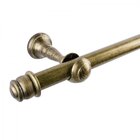 Kit Varão Simples De Cortina 400cm Com Emenda Eco Europa Belc