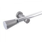 Kit Varão Simples De Cortina 400cm Com Emenda Jade Nobre Belc